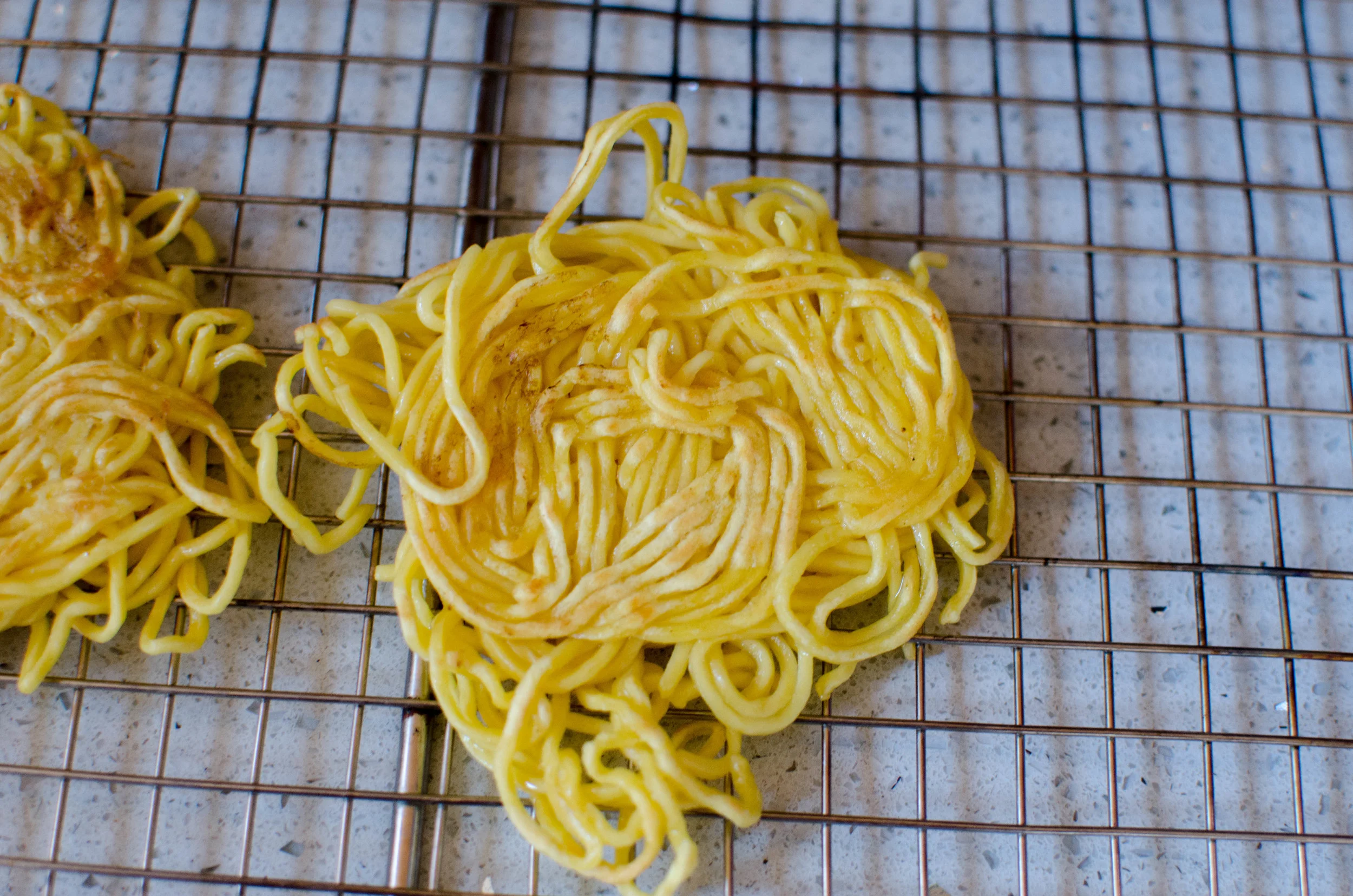   (4) Fully Cooked Noodles w/out Egg:&nbsp;  This noodle bun tied for first. The noodles ended up overcooking in the pan and was a little on the mushy side. If I took out the noodles a little earlier it would have been perfect.  