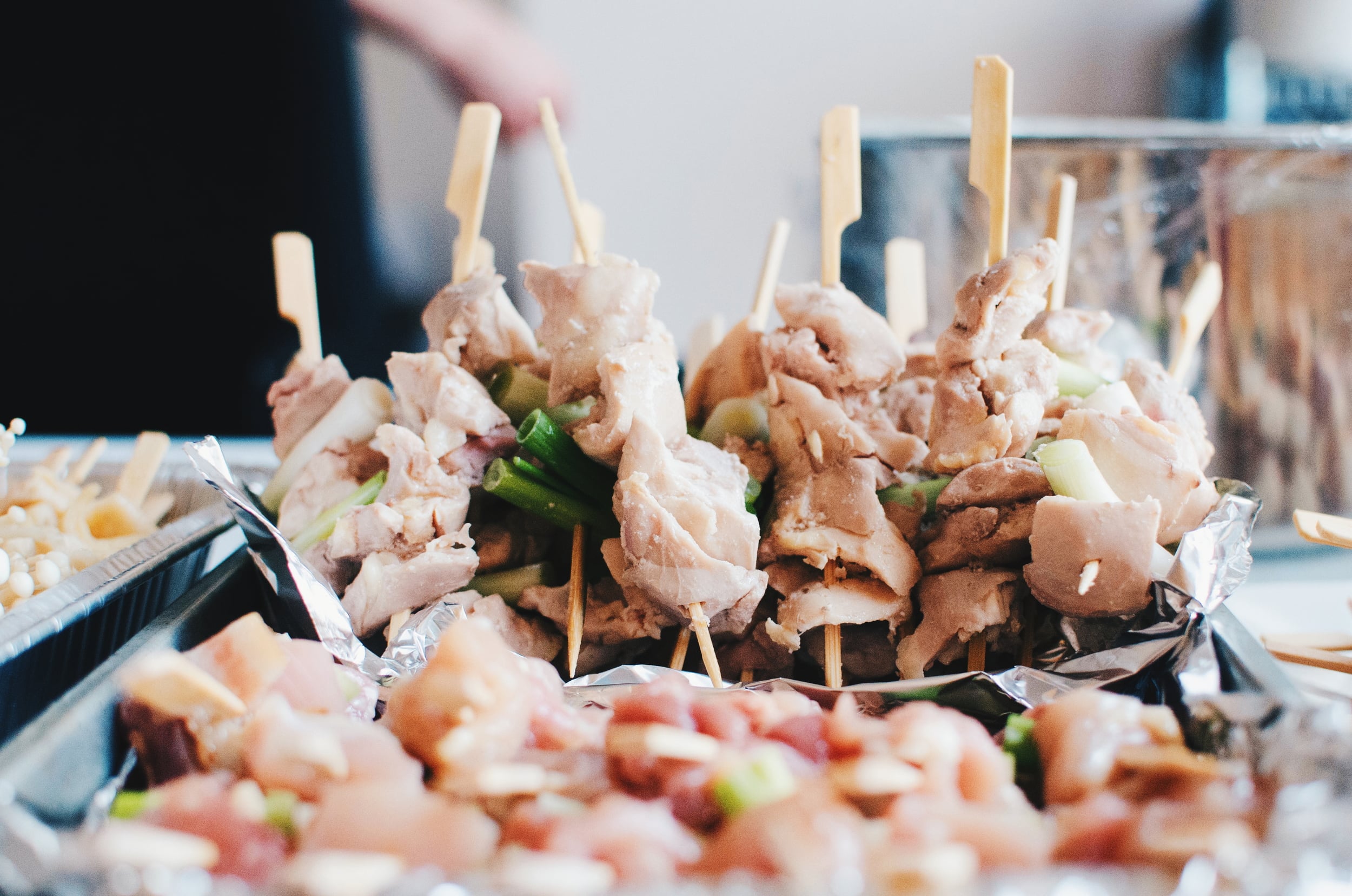 spent at least an hour skewer. I am glad i had good sous chefs.