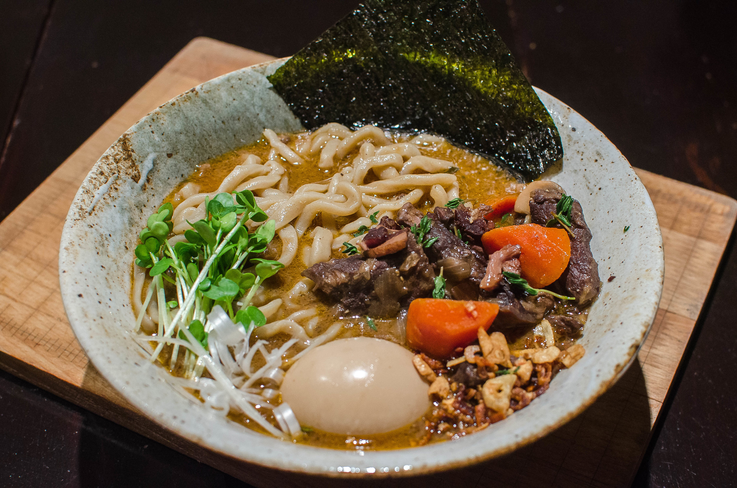 Beef Bourguignon Miso Ramen