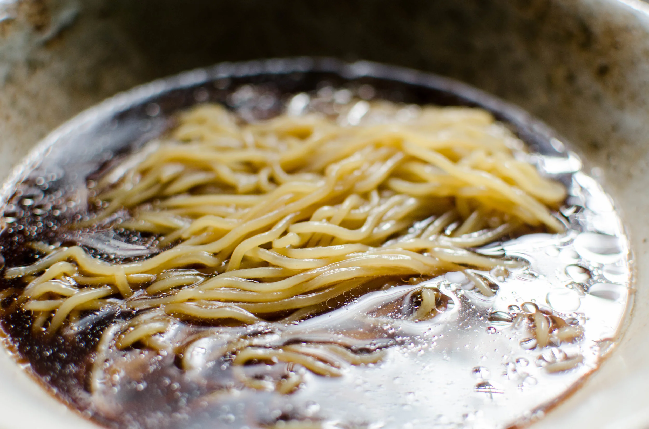 The three stars of my Shoyu Ramen: (1) Shoyu Broth &amp; Tare (2) Noodles (3) Garlic Aroma Oil