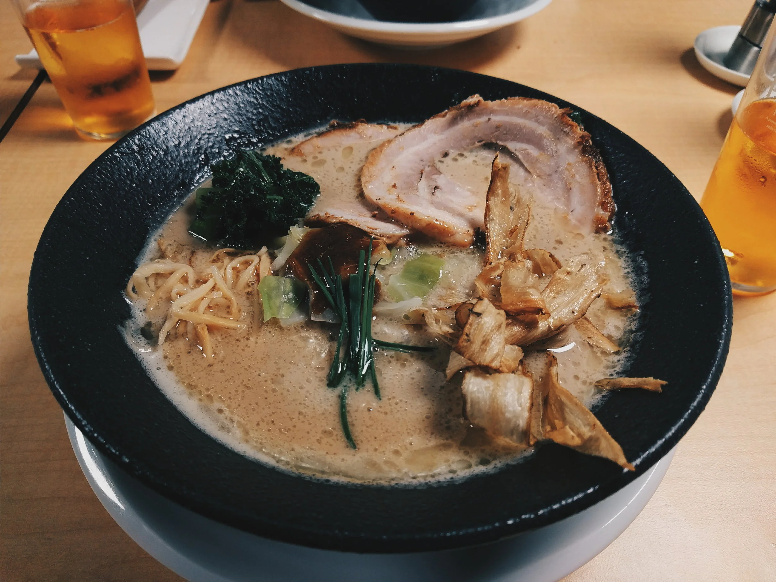 My first bowl of Tori Paitan.