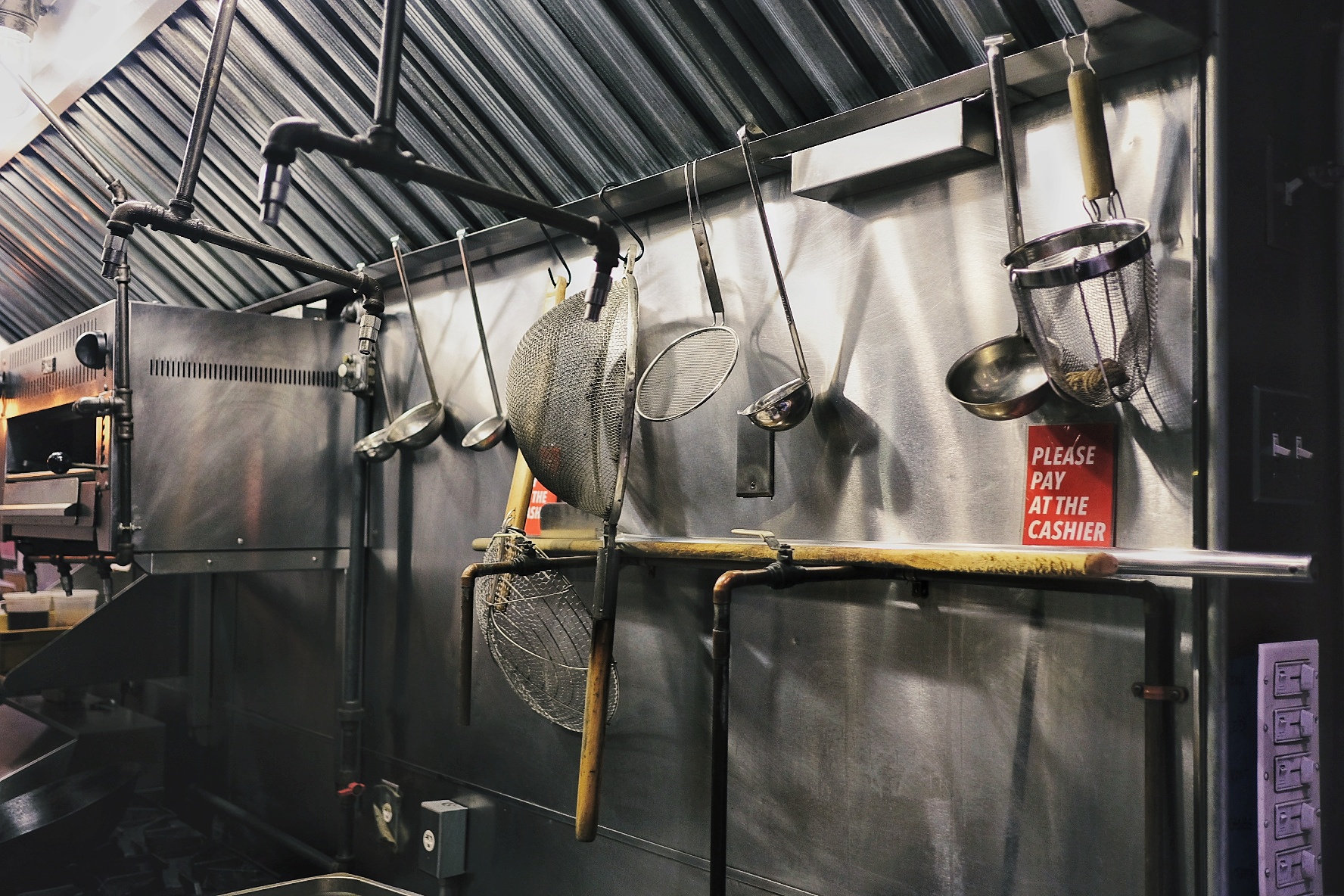 The Collection of ladles and strainers