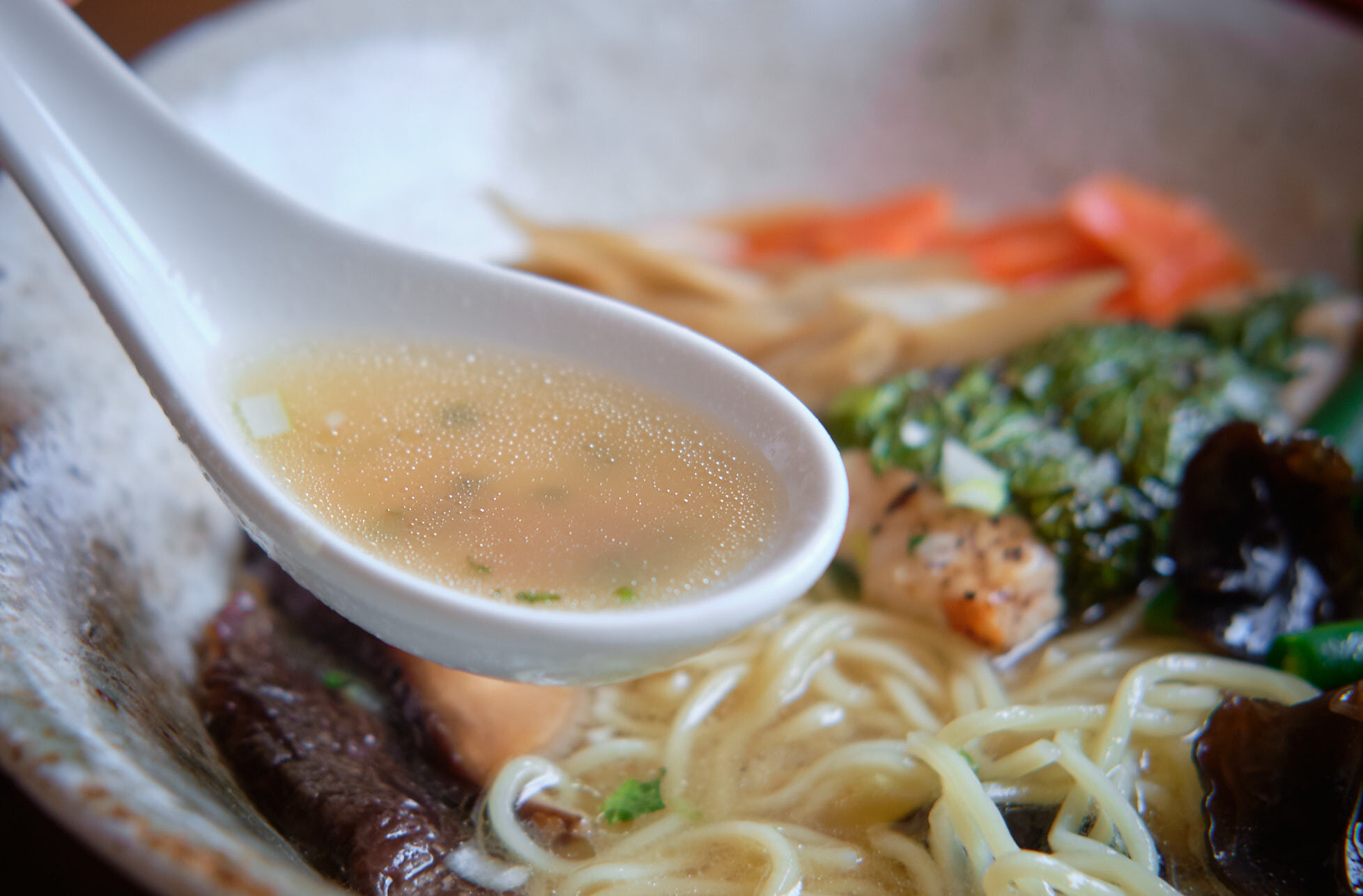 Stock with Aizu Chicken Paste Added